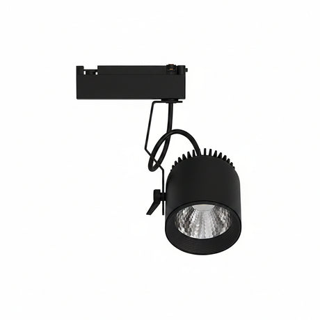 LUMINARIO LED RIEL 12W/100-305V. 45 C12-R NEGRO 4000K LUZ NEUTRA ELECTROMAG