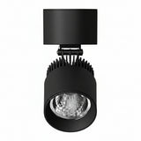 LUMINARIO LED SOBREPONER 12W/100-305V. 45 C12-S NEGRO 4000K LUZ NEUTRA ELECTROMAG