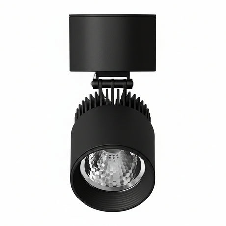 LUMINARIO LED SOBREPONER 12W/100-305V. 45 C12-S NEGRO 4000K LUZ NEUTRA ELECTROMAG