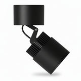 LUMINARIO LED SOBREPONER 12W/100-305V. 45 C12-S NEGRO 4000K LUZ NEUTRA ELECTROMAG