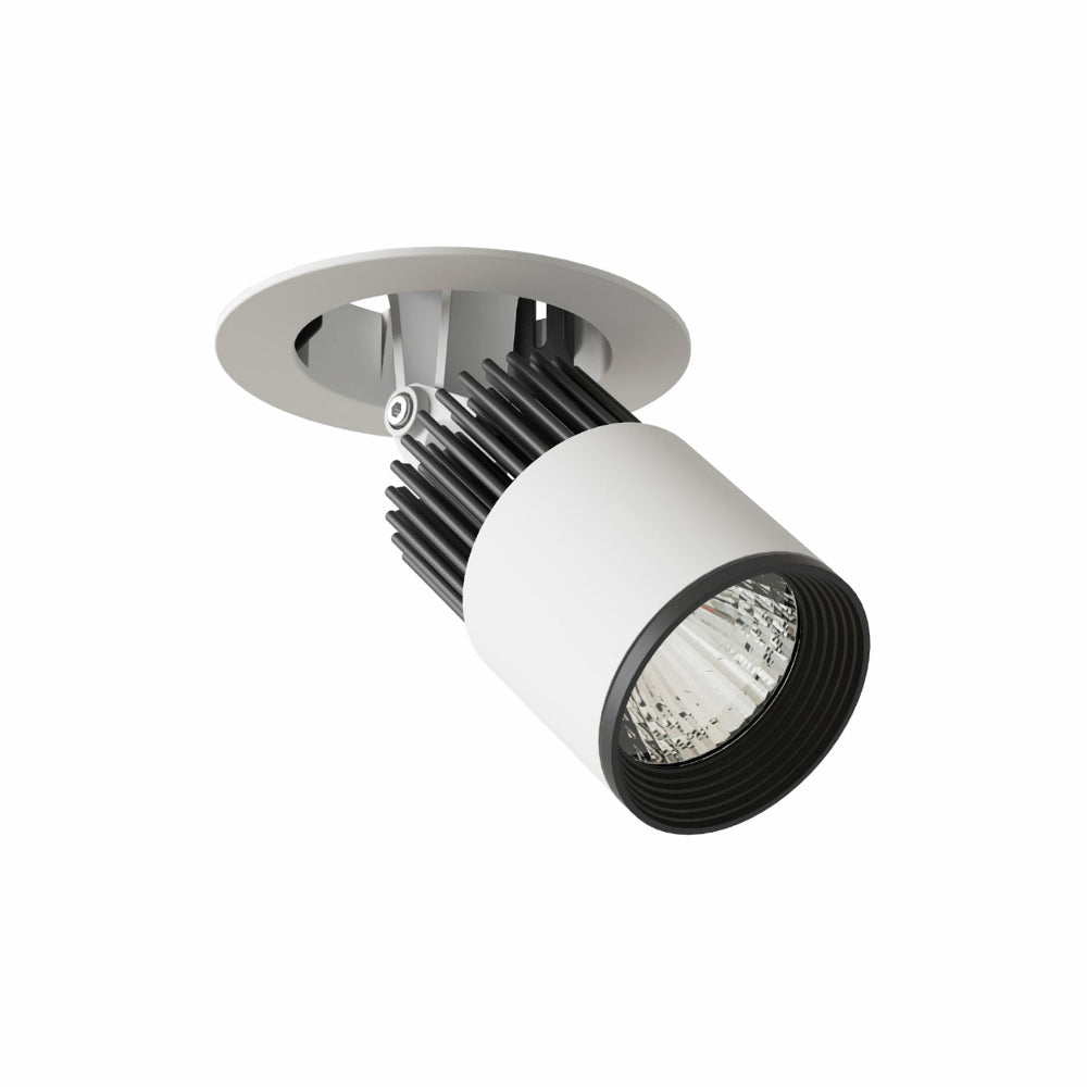 LUMINARIO LED EMPOTRAR 12W/100-305V. 24 C12-E NEGRO 4000K LUZ NEUTRA ELECTROMAG