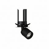 LUMINARIO LED EMPOTRAR 12W/100-305V. 24 C12-E NEGRO 4000K LUZ NEUTRA ELECTROMAG