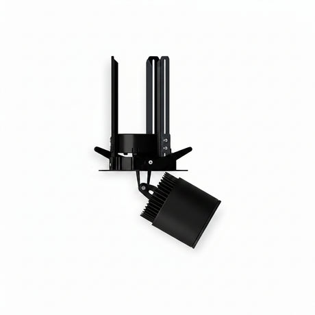 LUMINARIO LED EMPOTRAR 12W/100-305V. 24 C12-E NEGRO 4000K LUZ NEUTRA ELECTROMAG