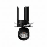 LUMINARIO LED EMPOTRAR 29W/100-305V. 45 C30-E NEGRO 4000K LUZ NEUTRA ELECTROMAG