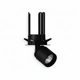 LUMINARIO LED EMPOTRAR 20W/100-305V. 24 C20-E NEGRO 3000K LUZ CALIDA ELECTROMAG