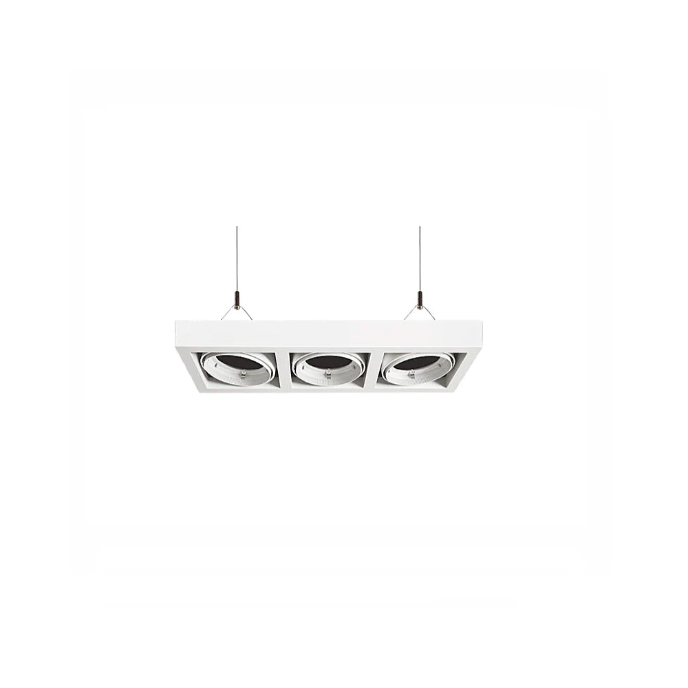LUMINARIO ALPHA SUSPENDIDO III LED NEGRO *** NO INCLUYE LAMPARA *** ELECTROMAG