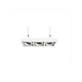 LUMINARIO ALPHA SUSPENDIDO III LED NEGRO *** NO INCLUYE LAMPARA *** ELECTROMAG