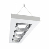 LUMINARIO ALPHA SUSPENDIDO IV L LED BLANCO *** NO INCLUYE LAMPARA *** ELECTROMAG