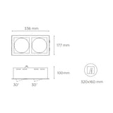 ALPHA II LED 10-30W 127V NG