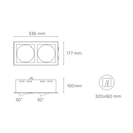 ALPHA II LED 10-30W 127V NG