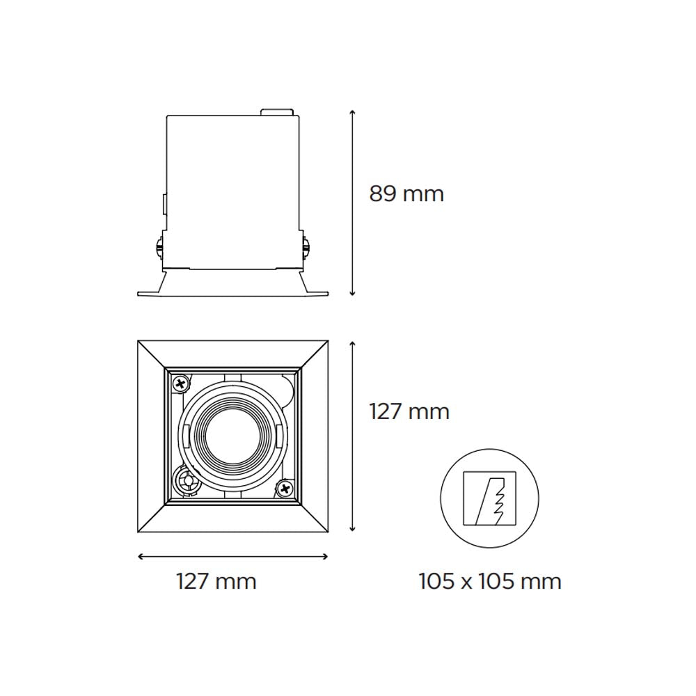 LUMINARIO LED DOWNLIGHT POINTS MINI I 8.8W/100-240V. 15 BLANCO 3000K LUZ CALIDA ELECTROMAG