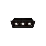 LUMINARIO LED DOWNLIGHT POINTS MINI III 24.5W/100-240V. 15 NEGRO 3000K LUZ CALIDA ELECTROMAG