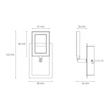 MIRROR REC I 100-240V BFP 3000K GR AC *** HAE ***