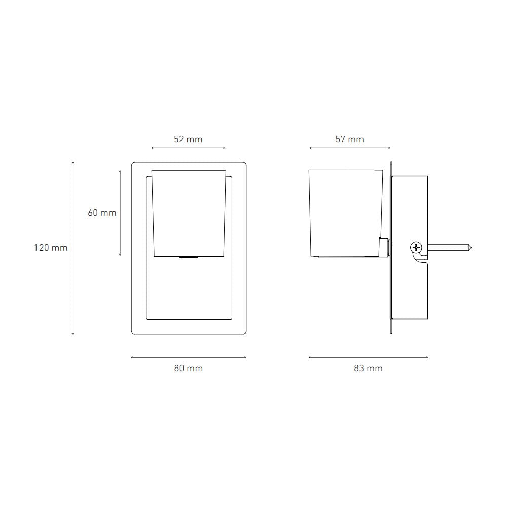 PRISMA ROUND I 4.5W 100-240V 20 BFP 3000K GRIS ACERO *** HAE ***