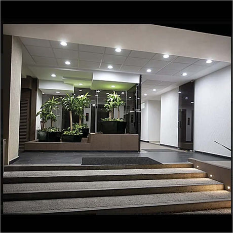 LUMINARIO LED DOWNLIGHT LUNA FLAT RD 6 STD 6W/100-305V. BLANCO 3000K LUZ CALIDA ELECTROMAG