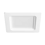 LUMINARIO LED DOWNLIGHT LUNA FLAT SQ 6 STD 6W/100-305V. BLANCO 3000K LUZ CALIDA ELECTROMAG