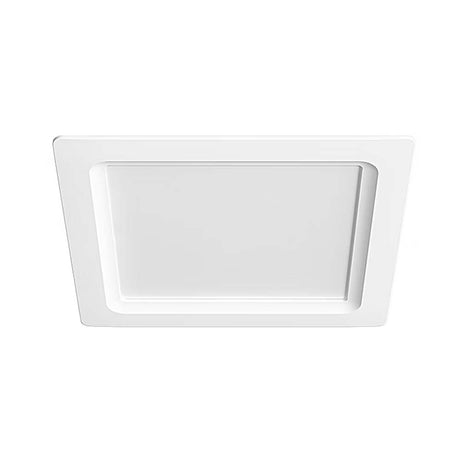 LUMINARIO LED DOWNLIGHT LUNA FLAT SQ 9 STD 9W/100-305V. BLANCO 3000K LUZ CALIDA ELECTROMAG