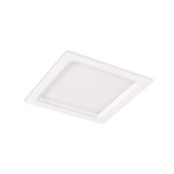 LUMINARIO LED DOWNLIGHT LUNA FLAT SQ 9 STD 9W/100-305V. BLANCO 3000K LUZ CALIDA ELECTROMAG