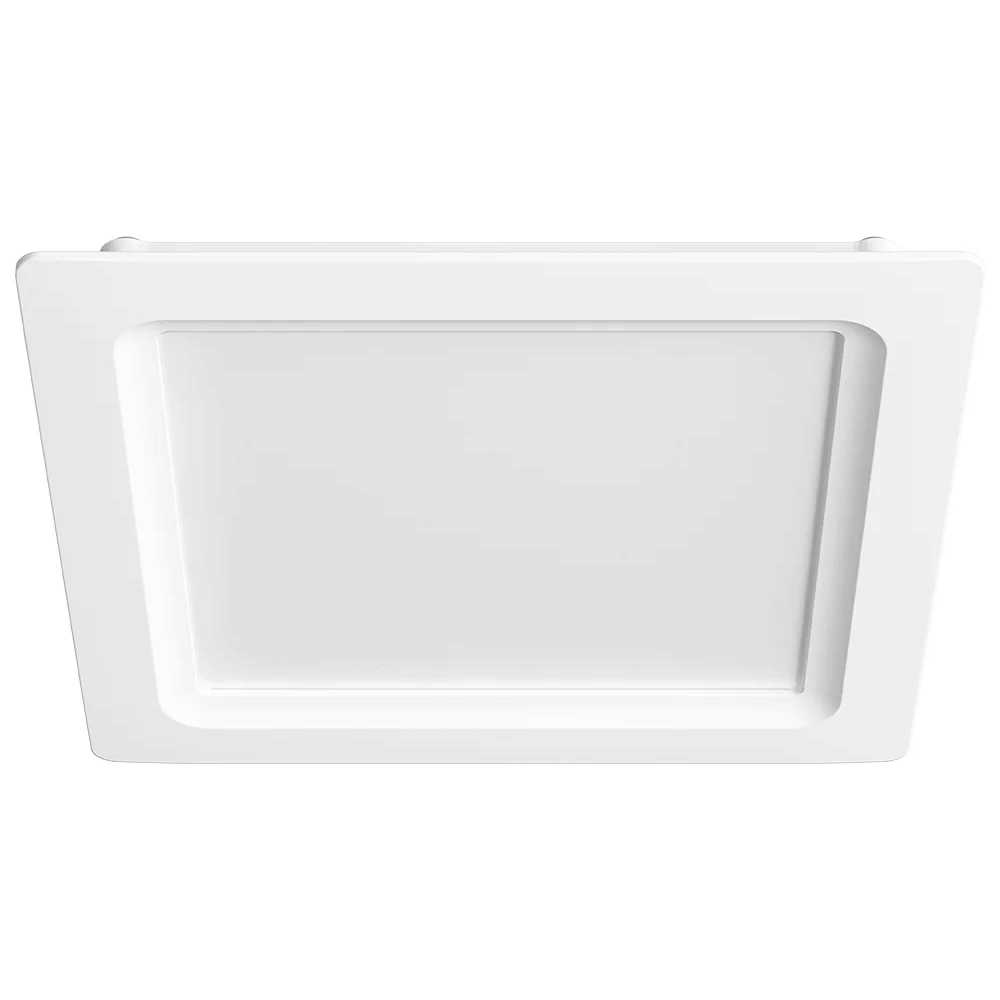 LUMINARIO LED DOWNLIGHT LUNA FLAT SQ 13 STD 13W/100-305V. BLANCO 4000K LUZ NEUTRAL ELECTROMAG