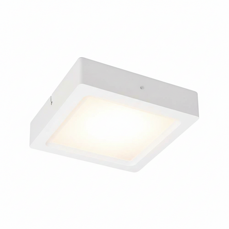 LUMINARIO LED DOWNLIGHT LUNA FLAT SQ 9 S 9W/100-305V. BLANCO 4000K LUZ NEUTRA ELECTROMAG