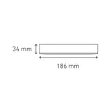 LUMINARIO LED DOWNLIGHT LUNA FLAT SQ 13 S 9W/100-305V. BLANCO 3000K LUZ CALIDA ELECTROMAG