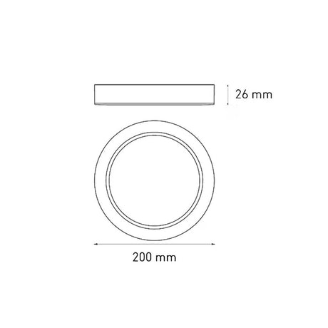 LUMINARIA DOWNLIGHT DE 13 W COLOR BLANCO LUNA 13 FLAT L6374-130 MAG SOLO SOBRE PEDIDO