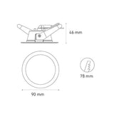 LUNA 35 FLAT S 35W 100-305V 60K BC