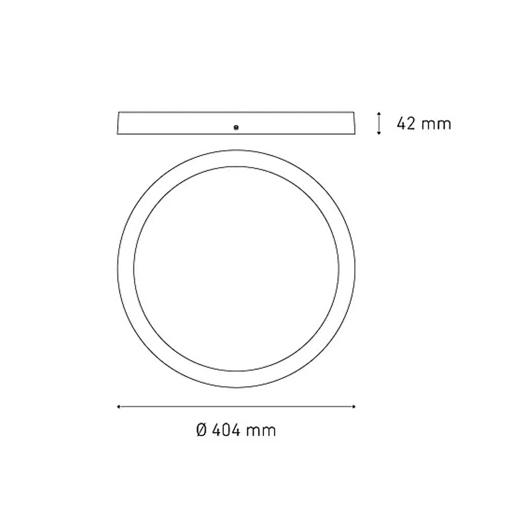 LUMINARIO LED DOWNLIGHT LUNA FLAT RD 35 S 35W/100-305V. BLANCO 4000K LUZ NEUTRA ELECTROMAG