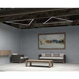 LUMINARIO LED SERIE II BL FLAT 4W/100-140V. 600MM. NEGRO 3000K LUZ CALIDA ELECTROMAG