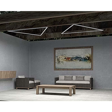 LUMINARIO LED SERIE II BL FLAT 4W/100-140V. 600MM. NEGRO 3000K LUZ CALIDA ELECTROMAG