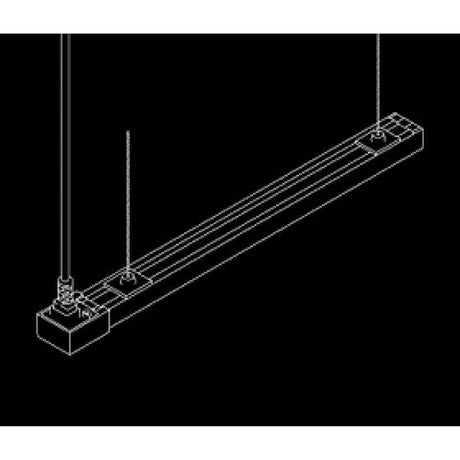 LUMINARIO LED SERIE II BL FLAT 8W/100-140V. 1200MM. BLANCO 6000K LUZ DE DIA ELECTROMAG