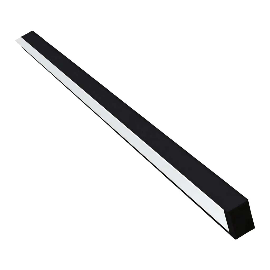 LUMINARIO LED SERIE II BL FLAT 8W/100-140V. 1200MM. NEGRO 3000K LUZ CALIDA ELECTROMAG