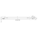 LUMINARIO LED SERIE III BL FLAT 12W/100-140V. 600MM. BLANCO 6000K LUZ DE DIA ELECTROMAG
