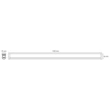 LUMINARIO LINEAL LED BL STICK 21W/100-240V. 1200MM. BLANCO 3000K LUZ CALIDA ELECTROMAG