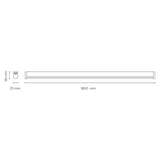 LUMINARIO LINEAL LED BL STICK 32W/100-240V. 1800MM. BLANCO 3000K LUZ CALIDA ELECTROMAG