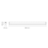 LUMINARIO LINEAL LED BL STICK 14W/100-240V. 900MM. BLANCO 4000K LUZ NEUTRA ELECTROMAG