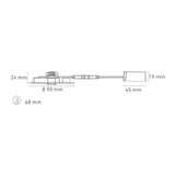 LUMINARIA LUNA 3 FLAT BASICO 90-140V. BF LUZ DE DIA 6500K. BLANCO ELECTROMAG