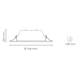 LUNA 9/8W 100-240V 30K BC