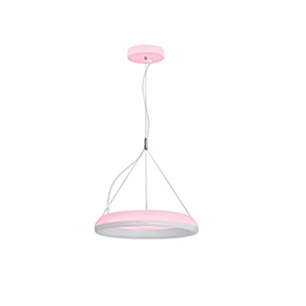 LUMINARIO LED SUSPENDIDO DONNA 25 14W/100-140V. ROSA SOFT 4000K LUZ NEUTRA ELECTROMAG