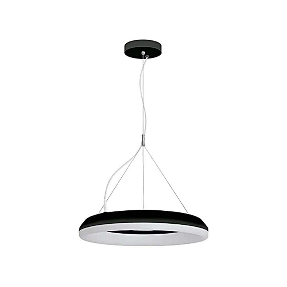 LUMINARIO LED SUSPENDIDO DONNA 40 27W/100-140V. NEGRO 4000K LUZ NEUTRA ELECTROMAG