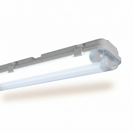 LUMINARIO LED INDUSTRIAL GAMMA LED T8 B 2X16W/100-240V. TRANSPARENTE 4000K LUZ NEUTRA ELECTROMAG