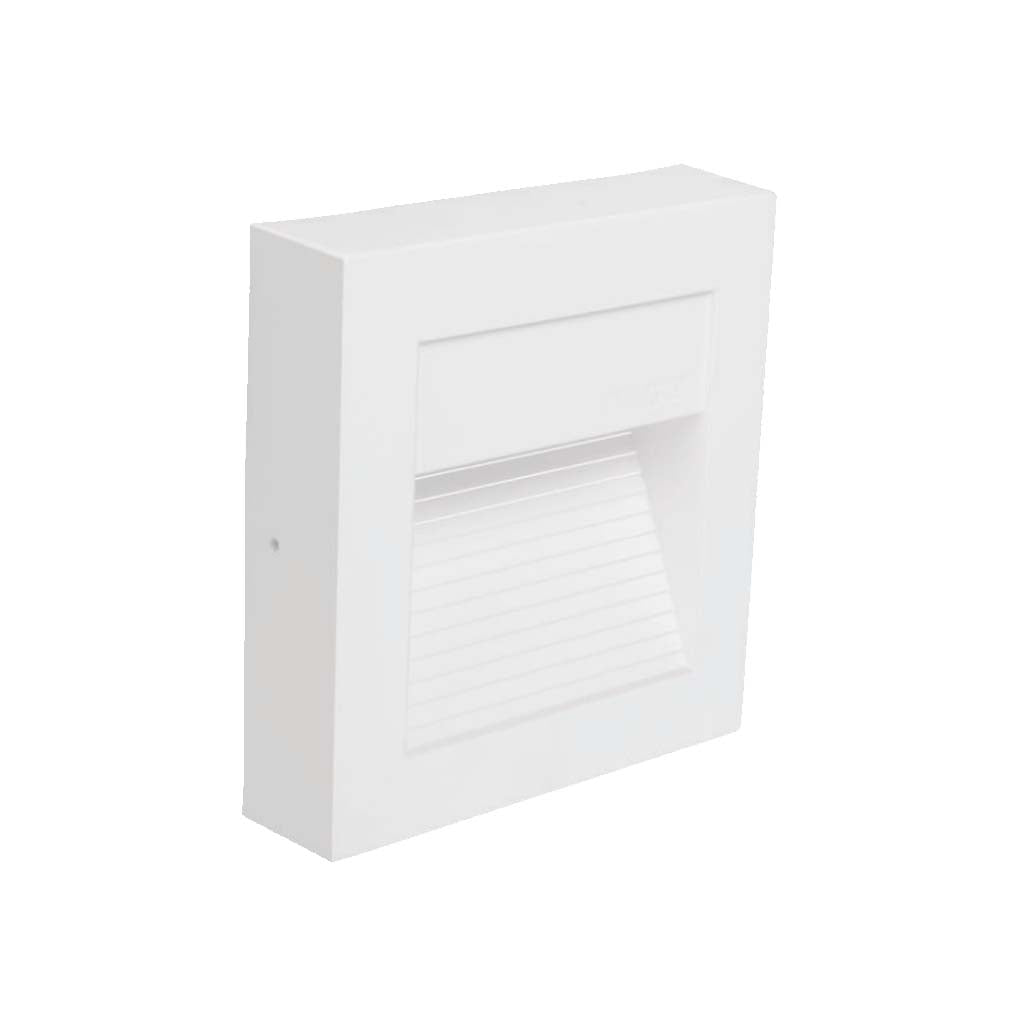 LUMINARIO LED CUADRADO EMPOTRAR/SOBREPONER SW 20 1.6W/100-240V. BLANCO 2700K LUZ CALIDA ELECTROMAG