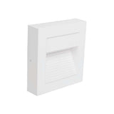 LUMINARIO LED CUADRADO EMPOTRAR/SOBREPONER SW 20 1.6W/100-240V. BLANCO 2700K LUZ CALIDA ELECTROMAG