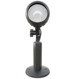 LUMINARIO LED PROYECTOR SOBREPONER MURO/PISO KR 10 10W/100-305V. 50 GRIS 3000K LUZ CALIDA ELECTROMAG