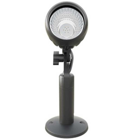 LUMINARIO LED PROYECTOR SOBREPONER MURO/PISO KR 10 10W/100-305V. 50 GRIS 3000K LUZ CALIDA ELECTROMAG