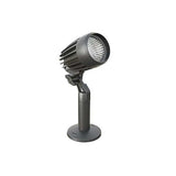 LUMINARIO LED PROYECTOR SOBREPONER MURO/PISO KR 10 10W/100-305V. 50 GRIS 3000K LUZ CALIDA ELECTROMAG