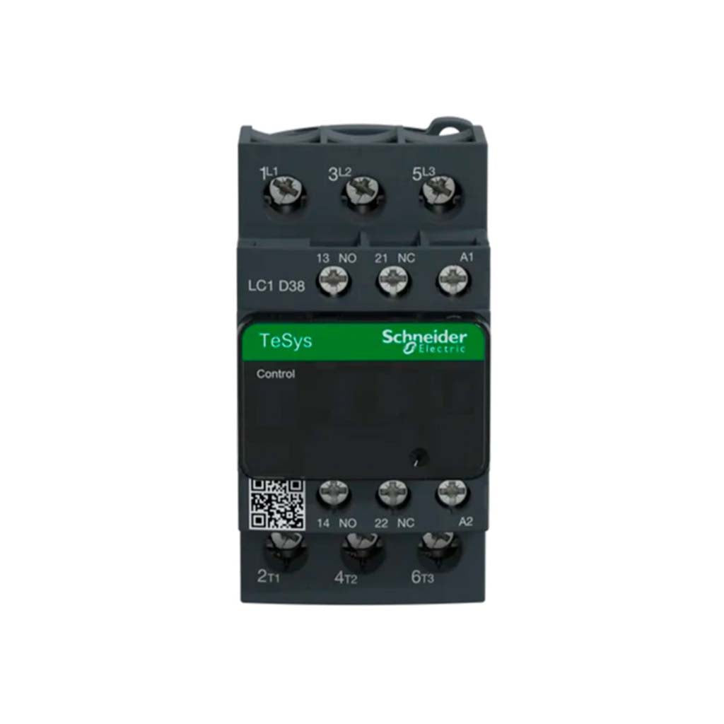 CONTACTOR SCHNEIDER ELECTRIC AC-3 440V 38A 3P BOBINA 220VCA 50/60HZ LC1D38M7