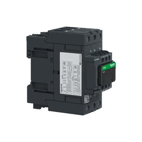 CONTACTOR SCHNEIDER ELECTRIC 3P 3NA AC-3 440VCA 40A CONECTOR EVERLINK TENSIÓN DE BOBINA 24VCA LC1D40AB7