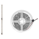 TIRA EXTRAPLANA DE LED 2835 5 M CON 120 LEDS POR M BLANCO CALIDO TIPO PIXEL 8W POR M OPTICA 120 PISTA DE COBRE ACABADO BLANCO CON AUTOADHESIVO 3M PCB 2 OZ DOBLE CARA 24 V CC IP20