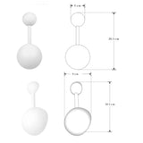 ARBOTANTE FORMA PENDULO BLANCO 7W IP54 BLANCO CALIDO ILUMILEDS ***HAE 2023***
